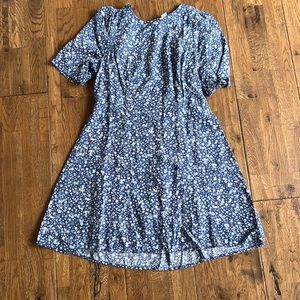 Old Navy Blue Floral Dress